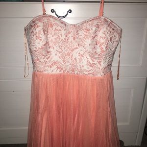 Peach Dress